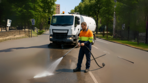 road sweeping