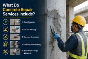 What Do Concrete Repair Services Include