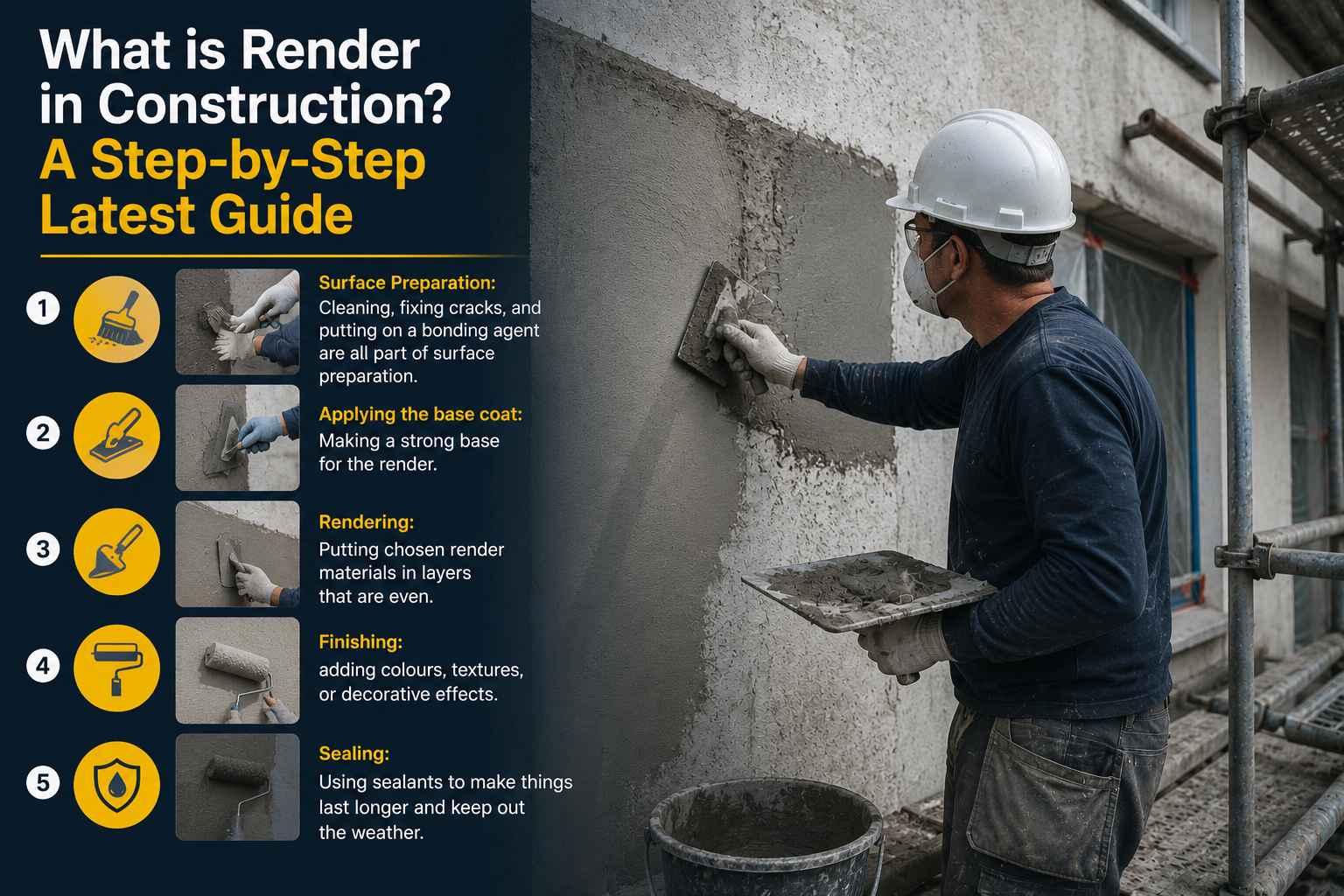 What Is Render in Construction? Guide & Uses : Guide 2026