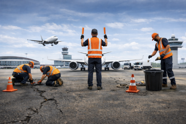 Airport Ground Works Management and Its Role in Flight Safety