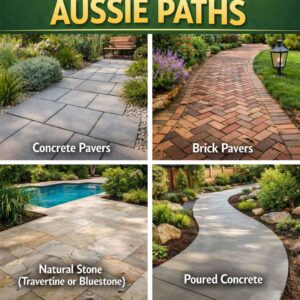 The Most Popular Materials for Aussie Paths