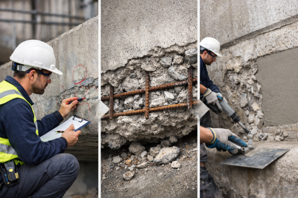 spalling concrete repairs