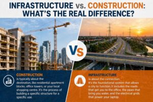 Infrastructure vs. Construction What’s the Real Difference