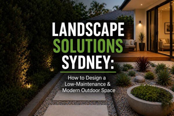 Landscape Solutions Sydney How to Design a Low-Maintenance & Modern Outdoor Space