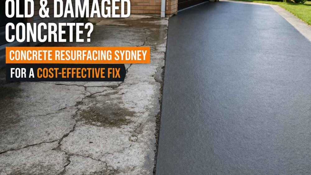 Old & Damaged Concrete Concrete Resurfacing Sydney for a Cost-Effective Fix