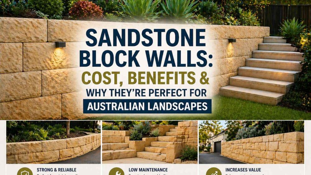 Sandstone Block Walls Cost, Benefits & Why They're Perfect for Australian Landscapes