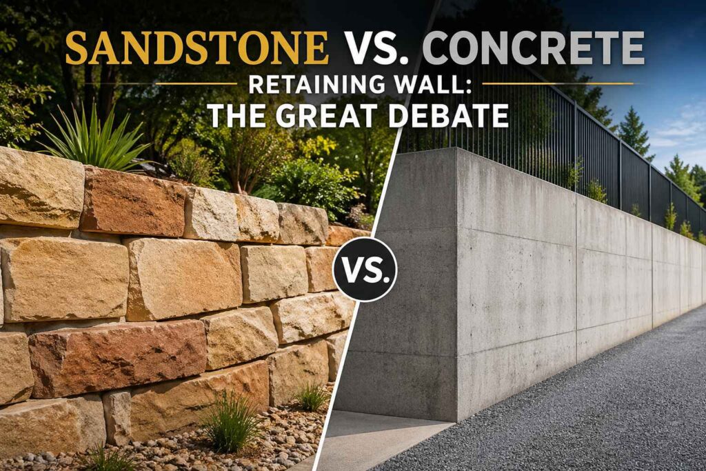 Sandstone vs. Concrete