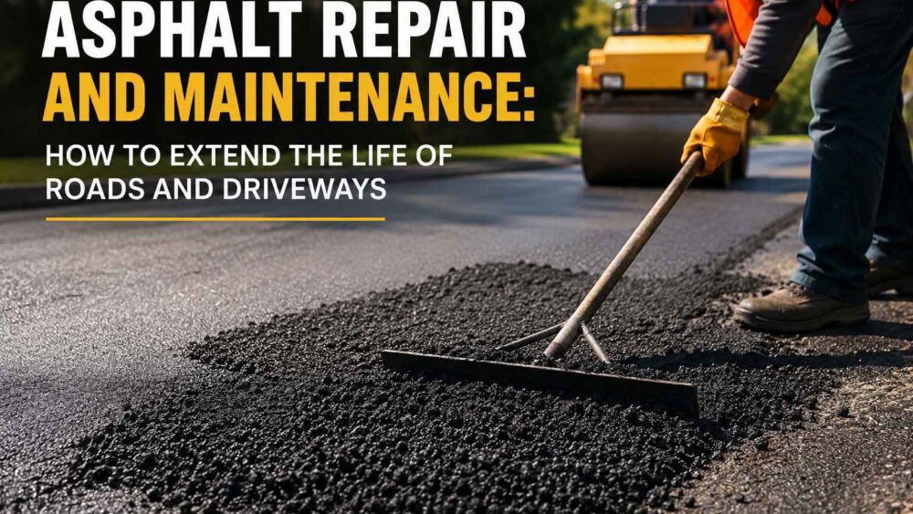 Asphalt Repair and Maintenance How to Extend the Life of Roads and Driveways