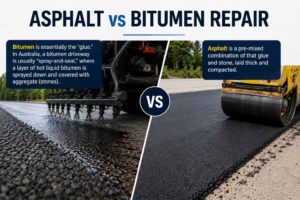Asphalt vs Bitumen Repair What’s the Difference