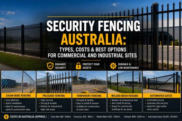Security Fencing Australia Types, Costs & Best Options for Commercial and Industrial Sites