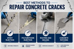 Best Methods to Repair Concrete Cracks