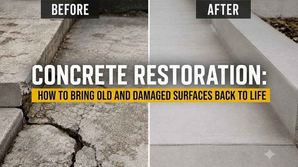 Concrete Restoration How to Bring Old and Damaged Surfaces Back to
