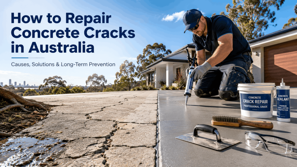 How to repair concrete cracks
