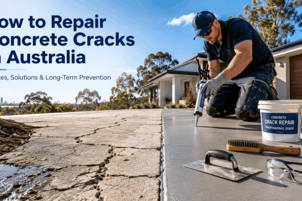 How to repair concrete cracks