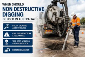 When should non destructive digging be used in Australia