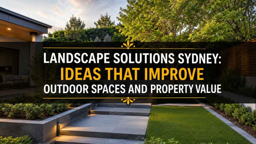 Landscape Solutions Sydney Ideas That Improve Outdoor Spaces and Property Value
