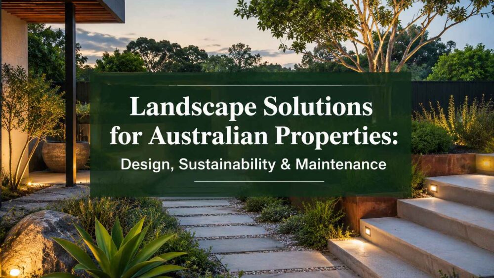 Landscape Solutions for Australian Properties Design, Sustainability & Maintenance