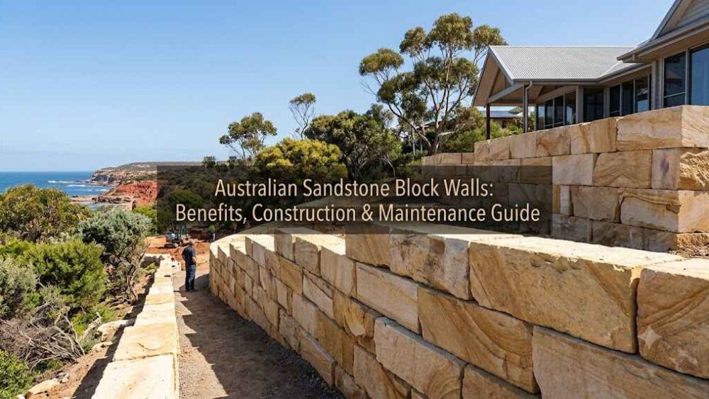 Sandstone Block Walls in Australia: Benefits, Construction & Maintenance Guide