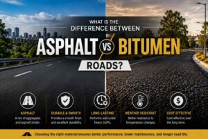 What is the Difference Between Asphalt and Bitumen Roads?