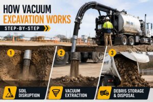 How Vacuum Excavation Works Step-by-Step