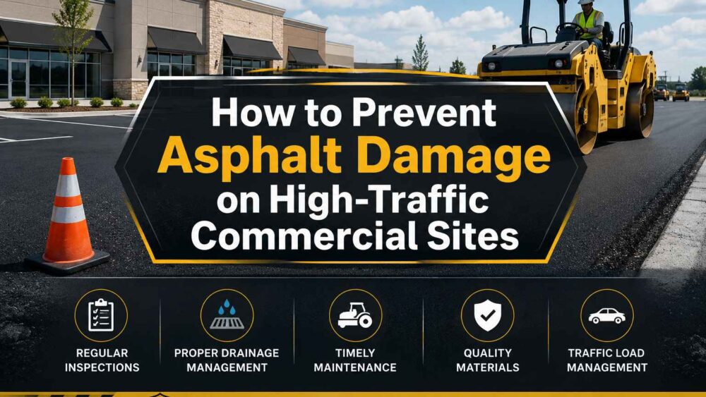 How to Prevent Asphalt Damage on High-Traffic Commercial Sites