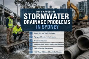 Top 6 Causes of Stormwater Drainage Problems in Sydney