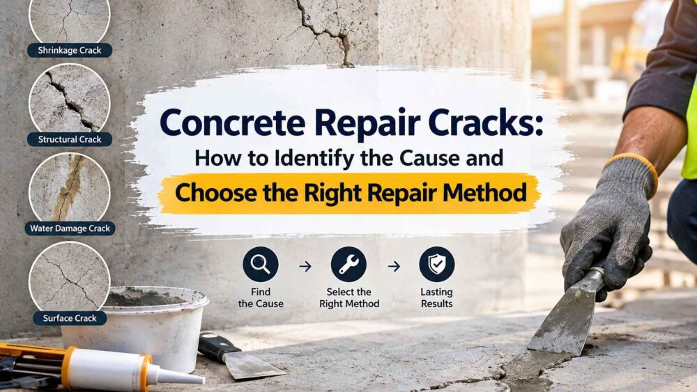 Concrete Repair Cracks How to Identify the Cause and Choose the Right Repair Method