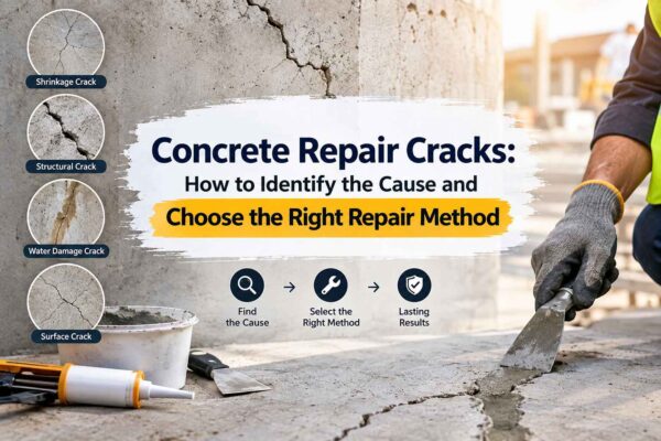 Concrete Repair Cracks How to Identify the Cause and Choose the Right Repair Method