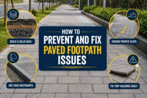 How to Prevent and Fix Paved Footpath Issues