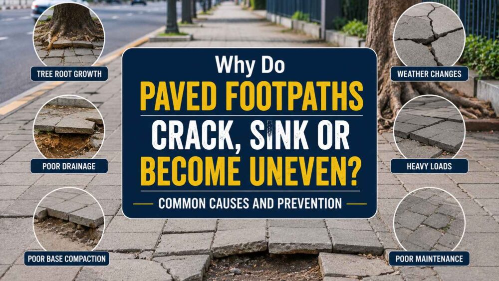 Why Do Paved Footpaths Crack, Sink or Become Uneven Common Causes and Prevention